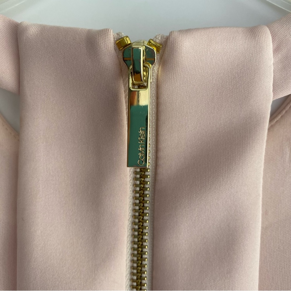 Calvin Klein Pink Halter Sheath Midi Dress NWOT - Picture 10 of 14